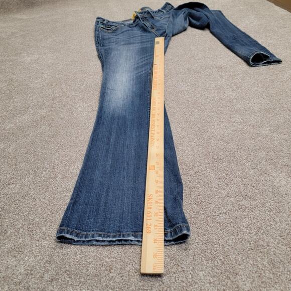 Y2K vintage distressed casual stylish rugged MEK dnm Naxos bootcut jeans 31x34 - Picture 11 of 13